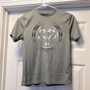 Medium, Under Armour shirt.